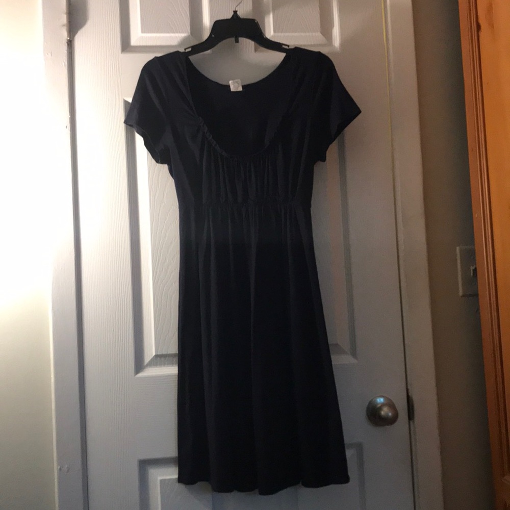 J.Crew navy blue dress.
